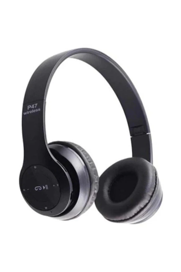 P 47 Wireles Headphones Bluetooth Kulaklık 5.0+edr (Ses Kablosu Dahil)