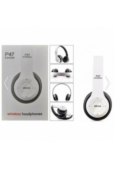 AbaTech Samsung Xiaomi Ios Huawei Oppo Reeder Ios Uyumlu P47 Ekstra Kablosuz Kulaklık - 5