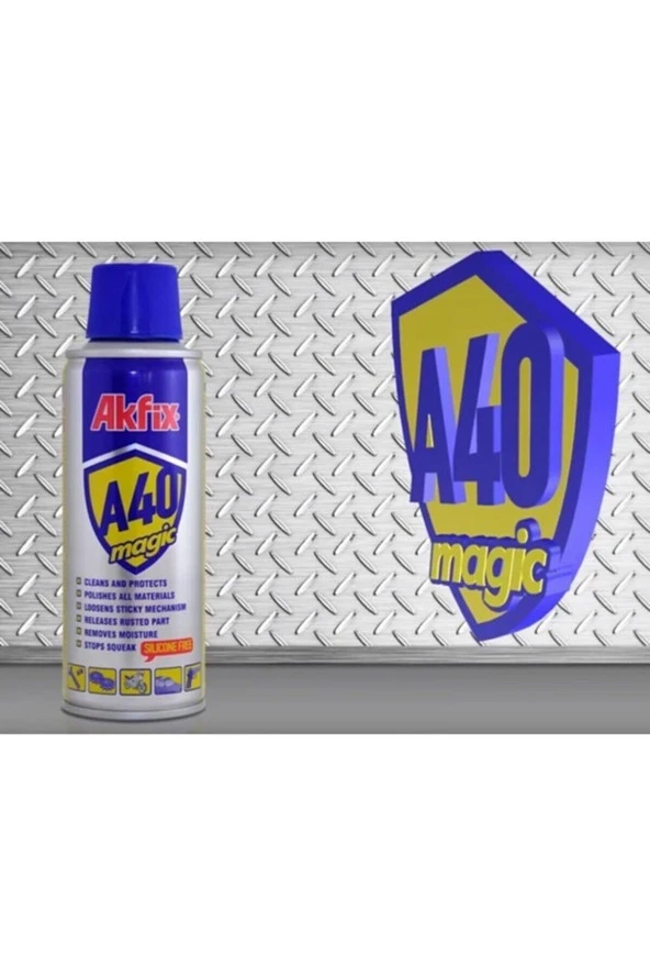 AKFİX A40 YAĞLAYICI-PAS ÖNLEYİCİ SPREY 400 ML