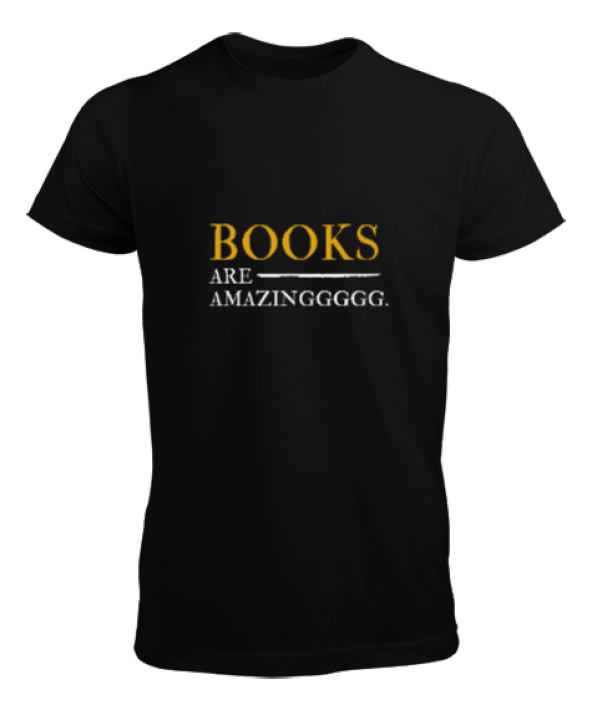 Kitap severler kitaplar harikadır  Erkek Tişört