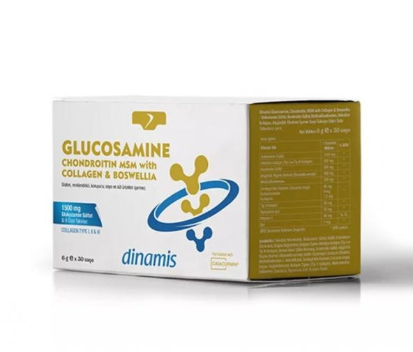 Dinamis Glucosamine Chond. Msm With Collagen Şase 8680763082479
