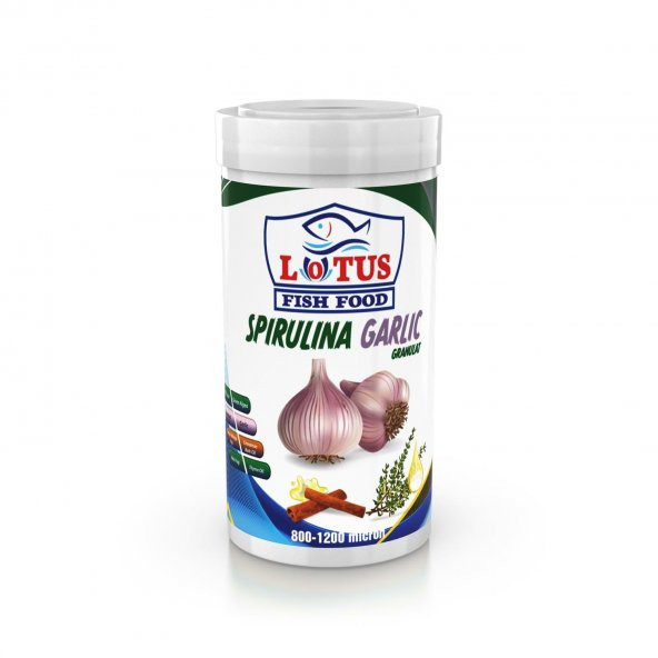 Lotus Spırulına Garlıc Granulat 250 ml