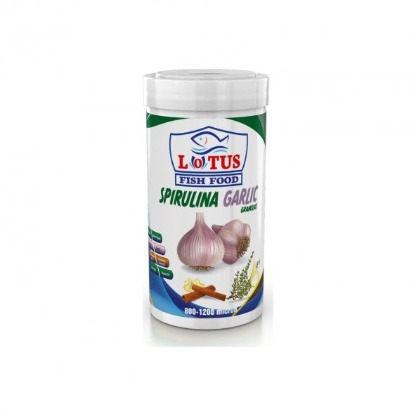 Lotus Spırulına Garlıc Granulat 250 ml - 2