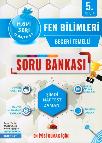 NARTEST 5.SINIF MAVİ FEN BİLİMLERİ SORU BANKASI