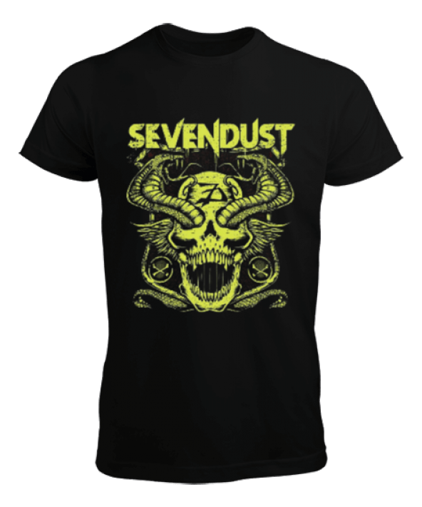 Sevendust Rock Tasarım Baskılı Erkek Tişört