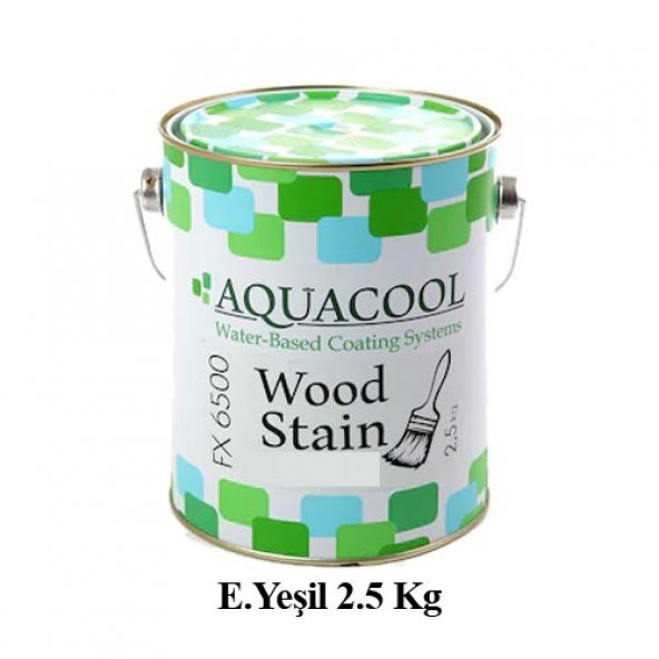 Aquacool Su Bazlı Dış Mekan Verniği E.Yeşil 2.5 Kg