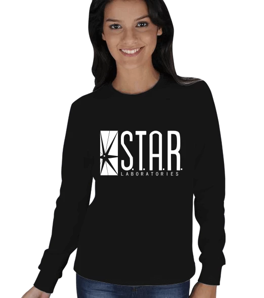 The Flash Star Laboratories  KADIN SWEATSHIRT