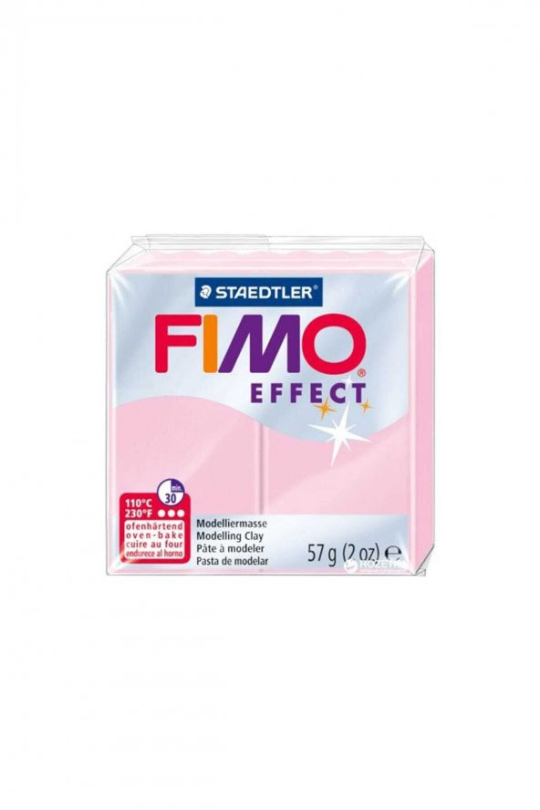 Fimo Effect Polimer Kil 205 Rose (Pastel)