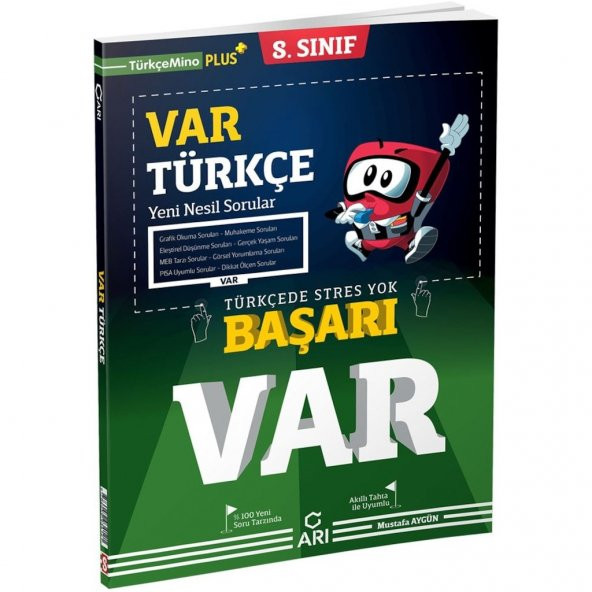 Arı Yayıncılık 8. Sınıf Türkçe VAR Soru Bankası