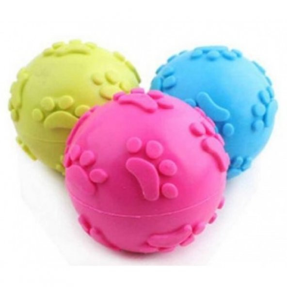 Dahayokmu 2 Li Set  Pati Desenli Köpek Isırma Topu Boy At Getir Top - 3