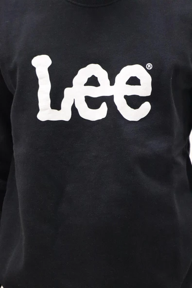 Lee L80XTJ01 Erkek Siyah Sweatshirt - 4