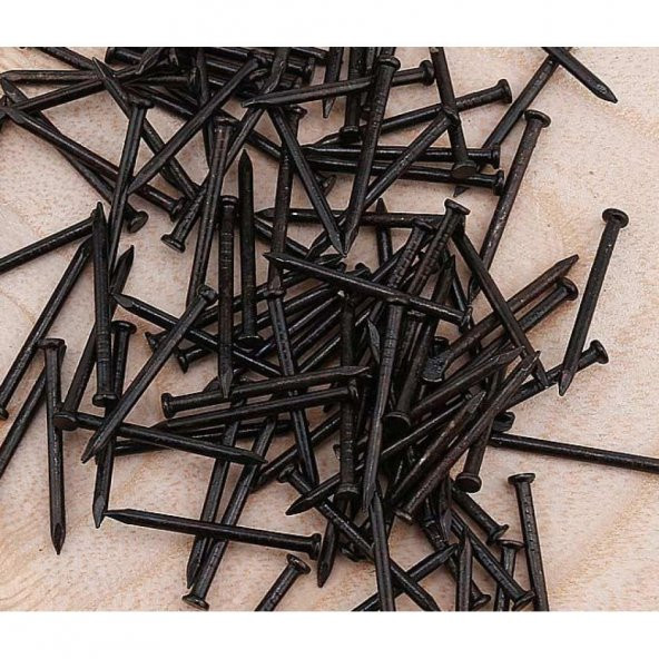 Filografi Çivisi Siyah renk Düz Baş Çivi 250gr. - 2