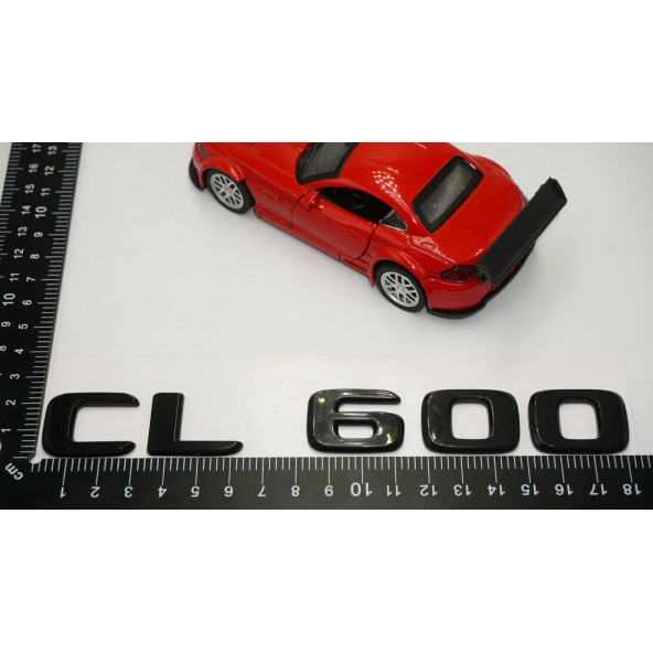 CL 600 Bagaj Parlak Siyah ABS 3M 3D Yazı Logo - Resim 5