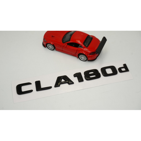 CLA 180d Bagaj Parlak Siyah ABS 3M 3D Yazı Logo - 2