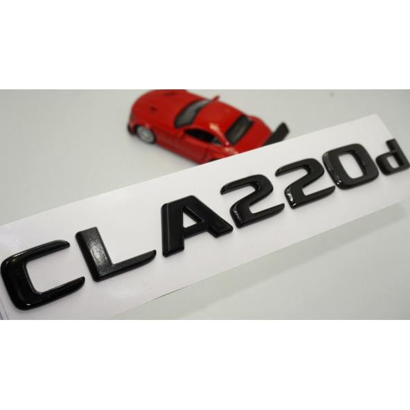 CLA 220d Bagaj Parlak Siyah ABS 3M 3D Yazı Logo