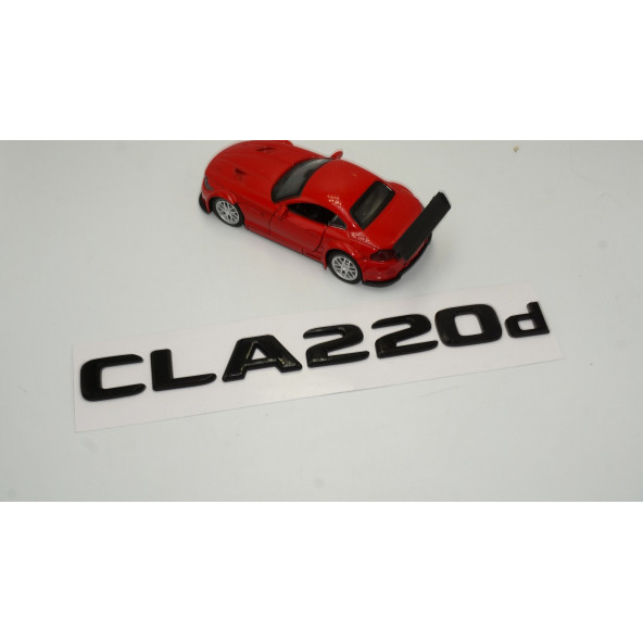CLA 220d Bagaj Parlak Siyah ABS 3M 3D Yazı Logo - Resim 2