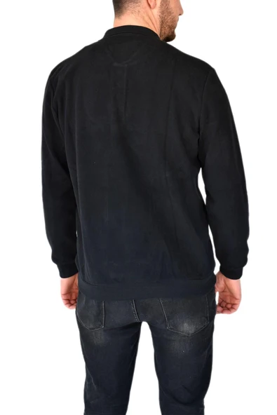 Erkek Büyük Beden Polo Yaka Sweatshirt 2260-BTL BGL-ST02353 - Resim 11