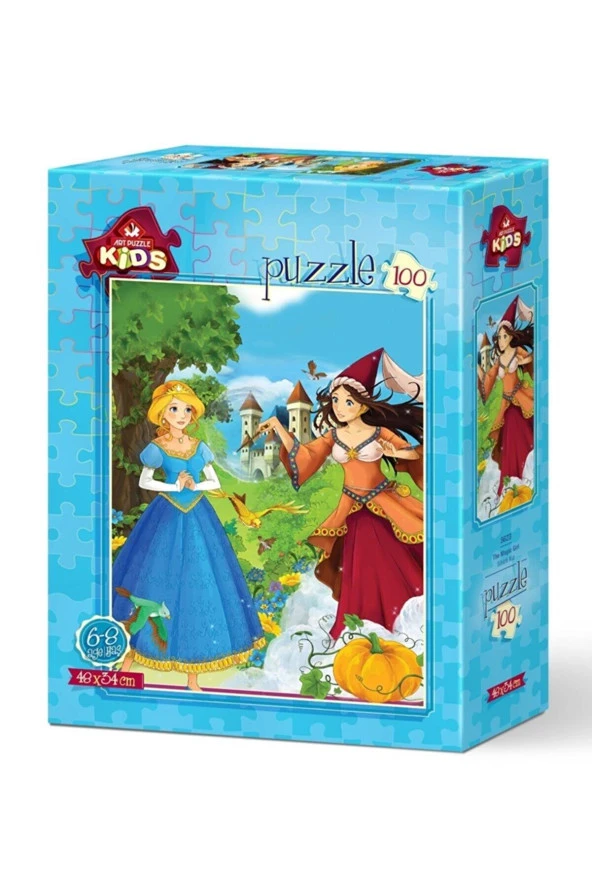 Art Çocuk Puzzle Sihirli Kız 100 Parça Puzzle