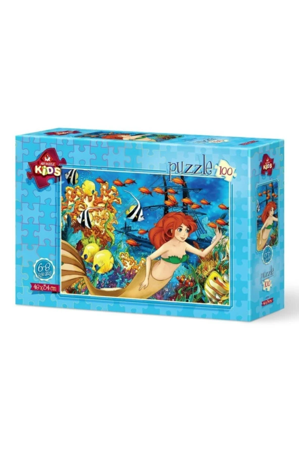 Art Çocuk Puzzle Batık Gemi 100 Parça Puzzle