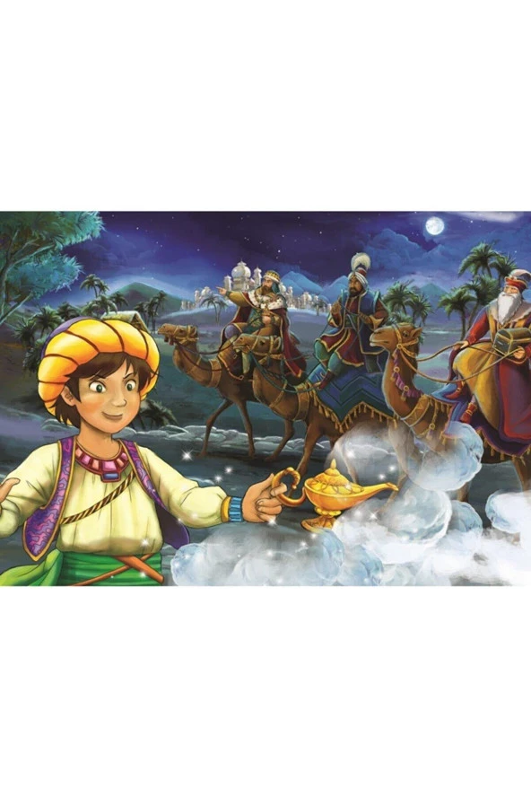 Art Çocuk Puzzle Sihirli Lamba 2 x 100 Parça Puzzle - 3