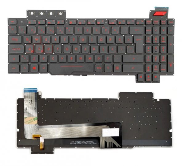 Asus FX503V FX503VD FX503VD-EH73 FX503VD-WH51 Klavye TR / ışıklı