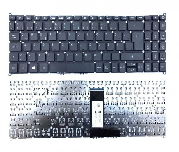 Acer Aspire 5 N20C5 Klavyesi Tuş Takımı (Siyah TR)