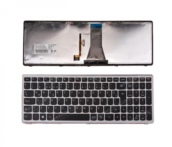 Lenovo G500S, Z510 Serisi Notebook Klavye (Siyah TR) ışıklı