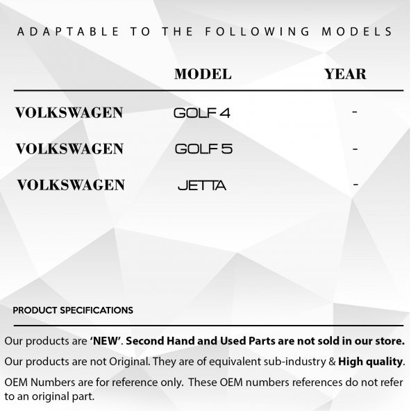 Volkswagen Jetta, Golf 5 için Sunroof Tamir Takımı Parçası İkili Set - 2
