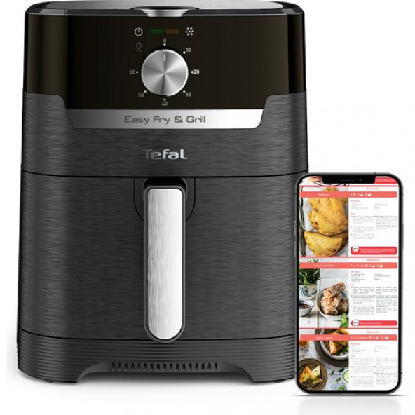 Tefal EY5018 Easy Fry & Grill Classic Yağsız Fritöz Airfryer 4,2 Litre Kapasite Hava ile Kızartma & Izgara