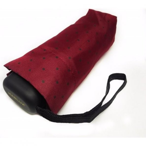 Bordo Mini Cep Boy Şemsiye 17 Cm - 2
