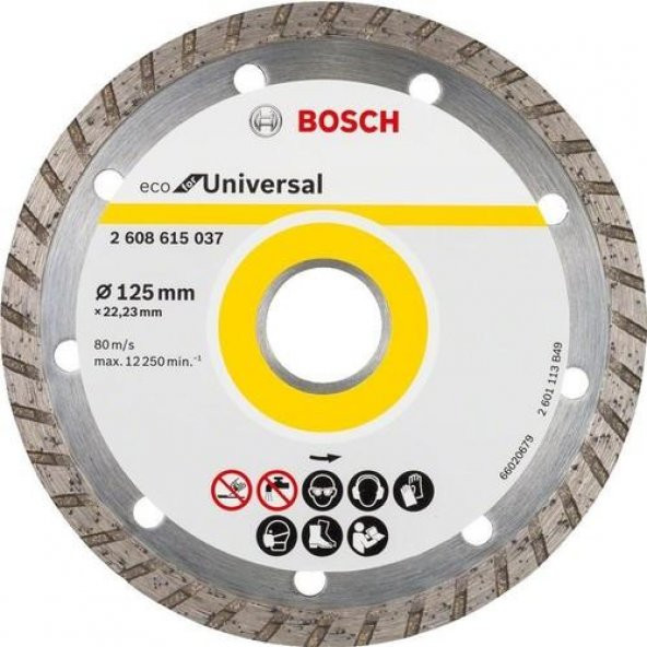 Bosch Eco Universal Turbo  Elmas Kesme 125 MM 2.608.615.037