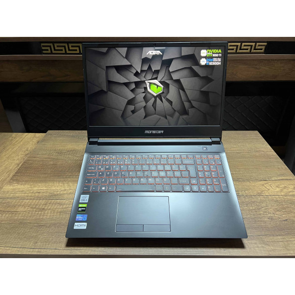 Monster Abra A5 V16.6.3 İKİNCİ EL GARANTİLİ Intel Core i5 10200H 8GB 512GB SSD GTX1650Ti 15.6" FHD - 2
