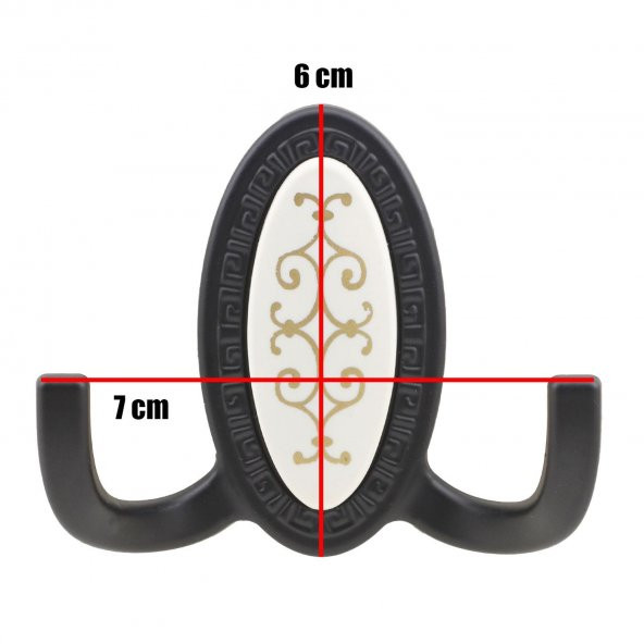 Vestiyer Duvar Askısı Dolap Elbise Askılığı Mat Siyah Metal Askı - Resim 3