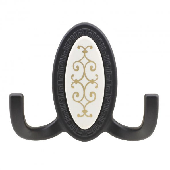 Vestiyer Duvar Askısı Dolap Elbise Askılığı Mat Siyah Metal Askı - Resim 5