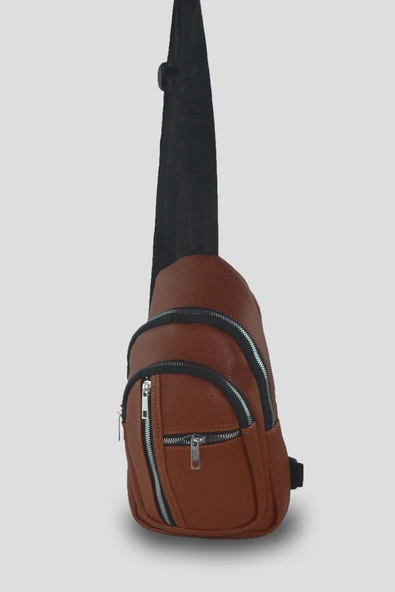 Bagorama SUOMY Unisex Deri Bodybag Sırt, Omuz, Çapraz Askılı Çanta - 3