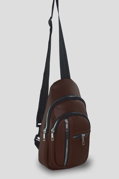 Bagorama SUOMY Unisex Deri Bodybag Sırt, Omuz, Çapraz Askılı Çanta - 6