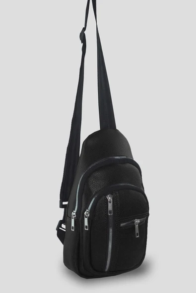 Bagorama SUOMY Unisex Deri Bodybag Sırt, Omuz, Çapraz Askılı Çanta - 7