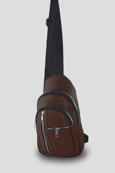 Bagorama SUOMY Unisex Deri Bodybag Sırt, Omuz, Çapraz Askılı Çanta - 9