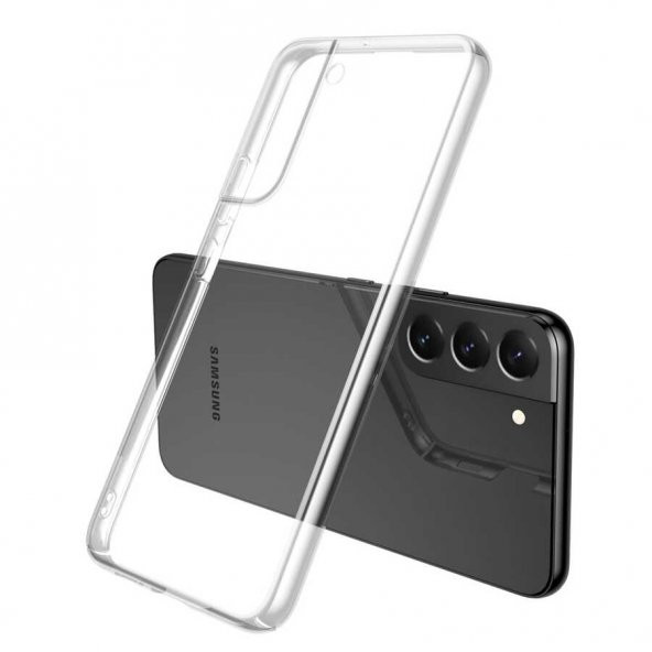 Vendas Samsung S22 Uyumlu Vona Serisi Sararma Yapmayan Glitter Sert PC Kapak