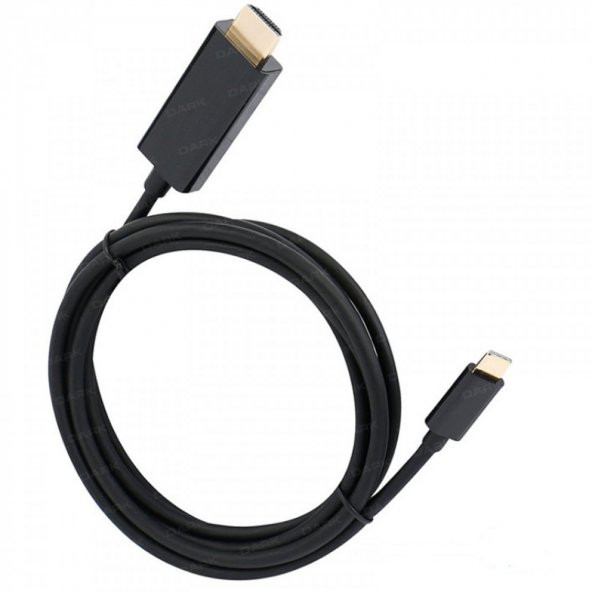 Dark DK-CB-U31XHD 1.8 Mt USB 3.1 Type C to HDMI Erkek-Erkek 4K 30p 10Gbps Dönüştürücü Kablo