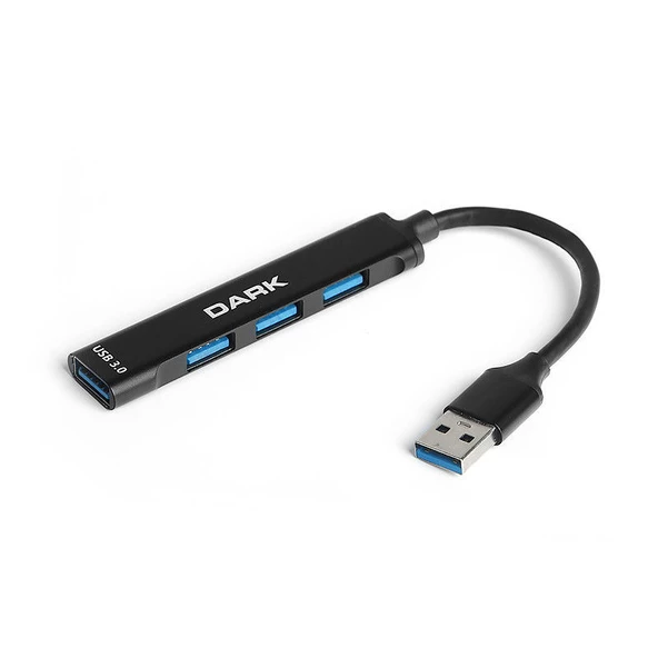 DARK Connect Master X4 USB-A to 3 Port USB2.0, 1 Port USB3.0 HUB DK-AC-USB310