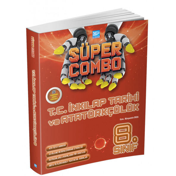 Süper Combo T.C. İnkılap Tarihi ve Atatürkçülük 8. Sınıf Soru Kitabı