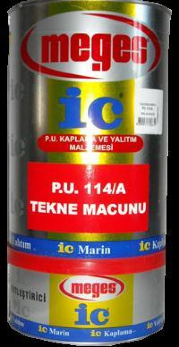 Meges Ic Pu 114/A Tekne Macunu Takım 1 Kg