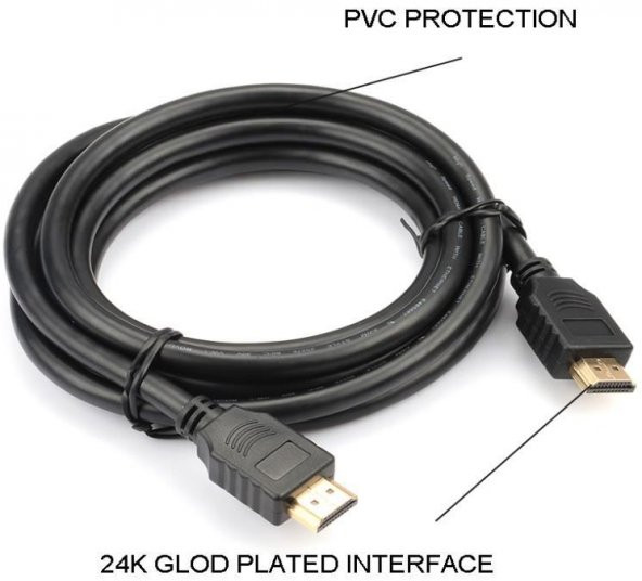 Hdmi Tv Lcd Monitör Erkek Bağlantı Kablosu - 2