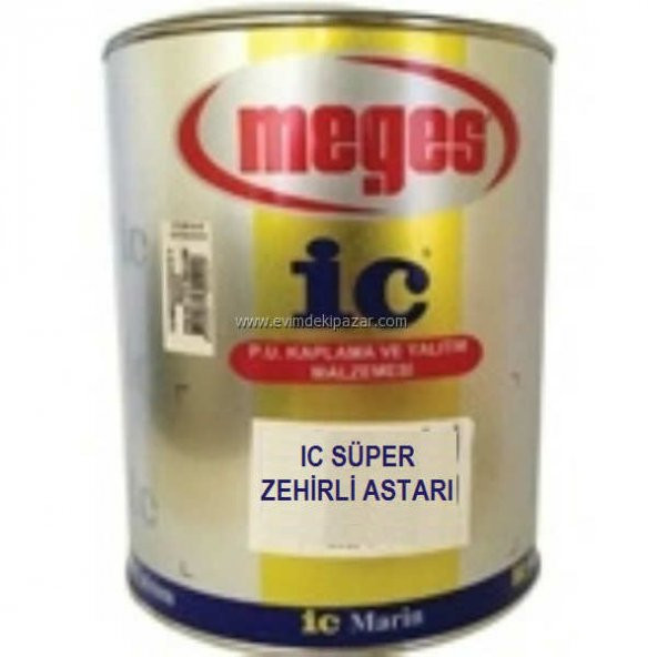 Meges Ic Süper Zehirli Tekne Boya Astarı 2,5 lt