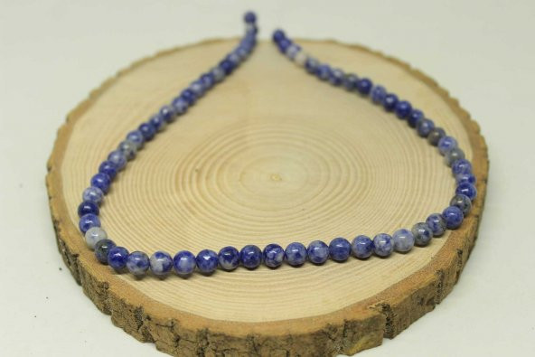 Sodalit Taşı 6mm/10 adet - Resim 3