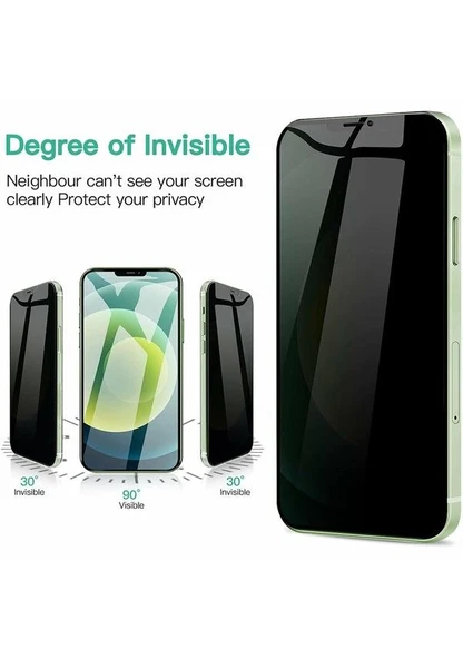 Apple iPhone 12 Pro Max 6.7 Hayalet Privacy Cam Ekran Koruyucu - Resim 3