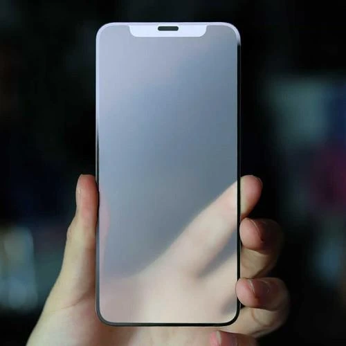 Apple iPhone 11 Pro Game Matte Glass Tam Kaplayan Ekran Koruyucu - Siyah - Resim 5