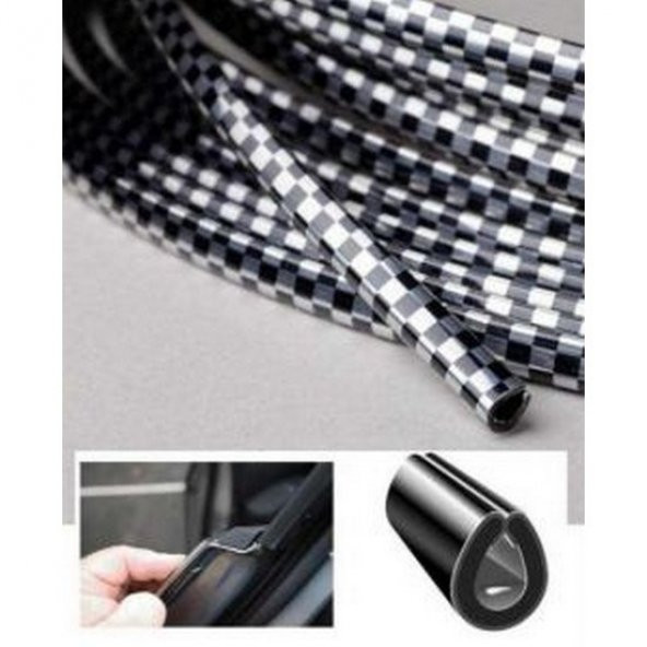 Balp Elkamet Çıta U Tipi Geçmeli Damalı 3 Metre 7Mm