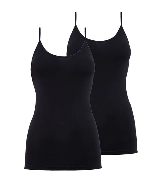 Kadın İp Askılı 2 Li Paket  Atlet 1591 - Resim 2